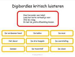 Digibord - Kritisch luisteren spot aan