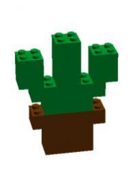Lego ontwerp cactus