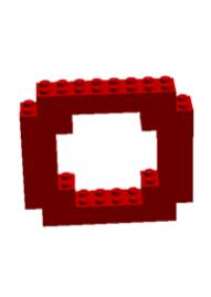 Lego ontwerp getal 0
