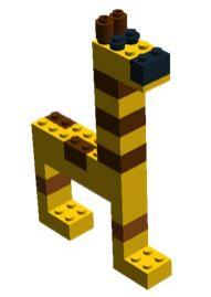 Lego ontwerp giraf