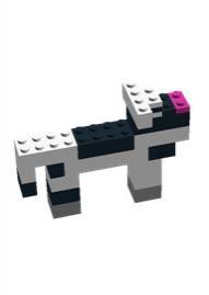 Lego ontwerp koe